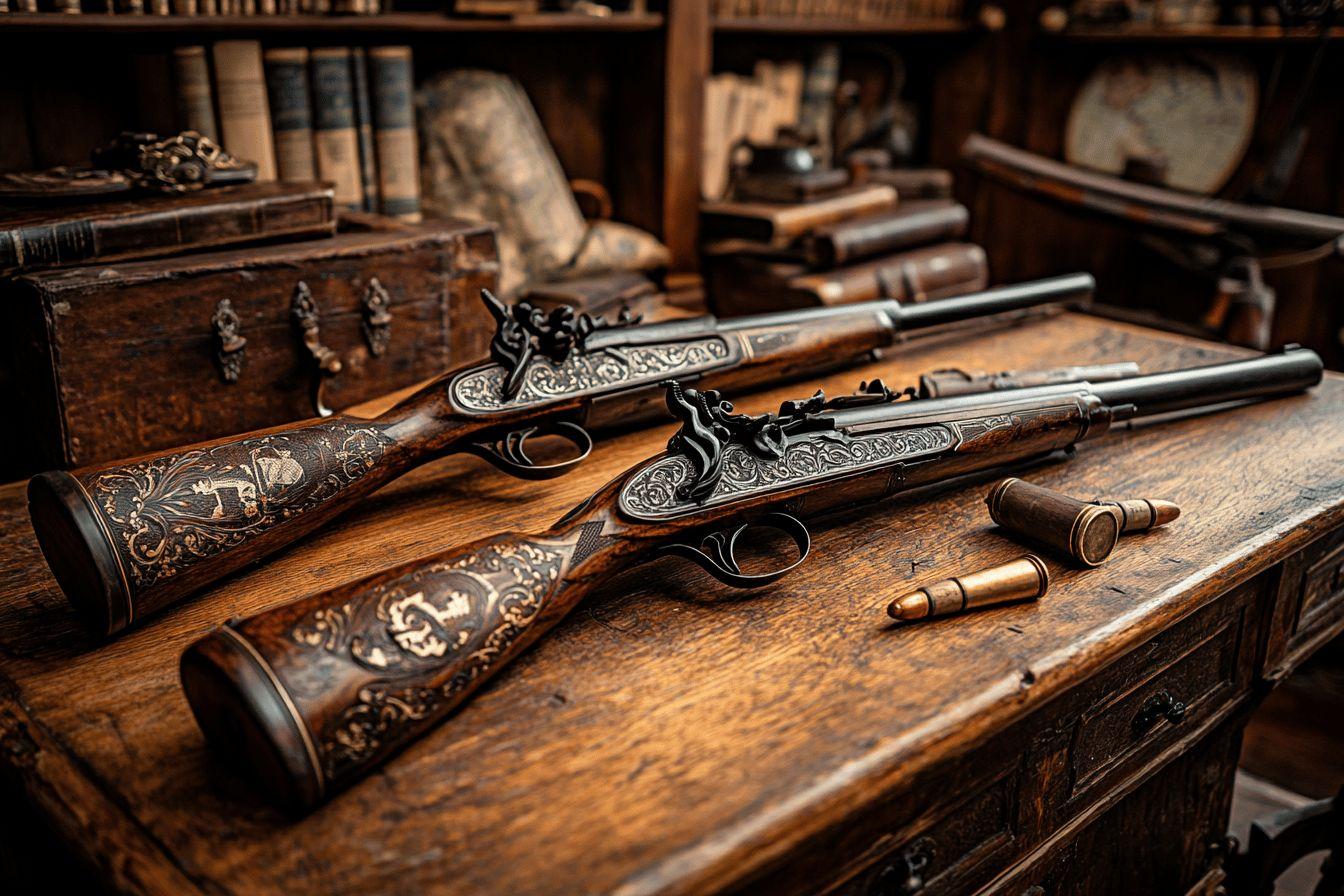Armes anciennes de collection : vente et commerce d'antiquités militaires à poudre noire